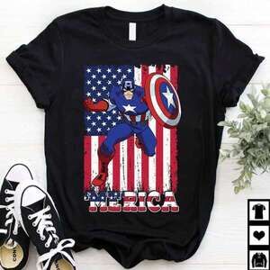 Captain Merica Cartoon T Shirt Merch 1 Shirt